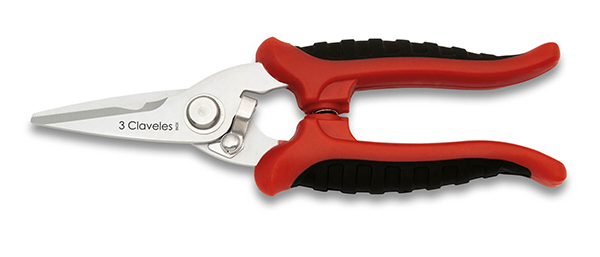 TIJERA CHAPA UNIVERSAL 165 3 CLAVELES 7''