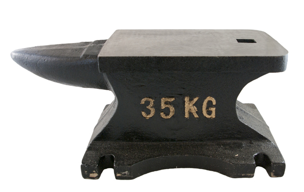 YUNQUE 2 CUERNOS 195x100 MM M 710-35 MANNESMANN 35 KG