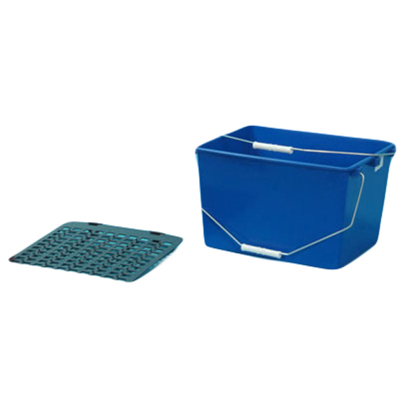 CUBETA +REJILLA AZUL CU-17  16 L