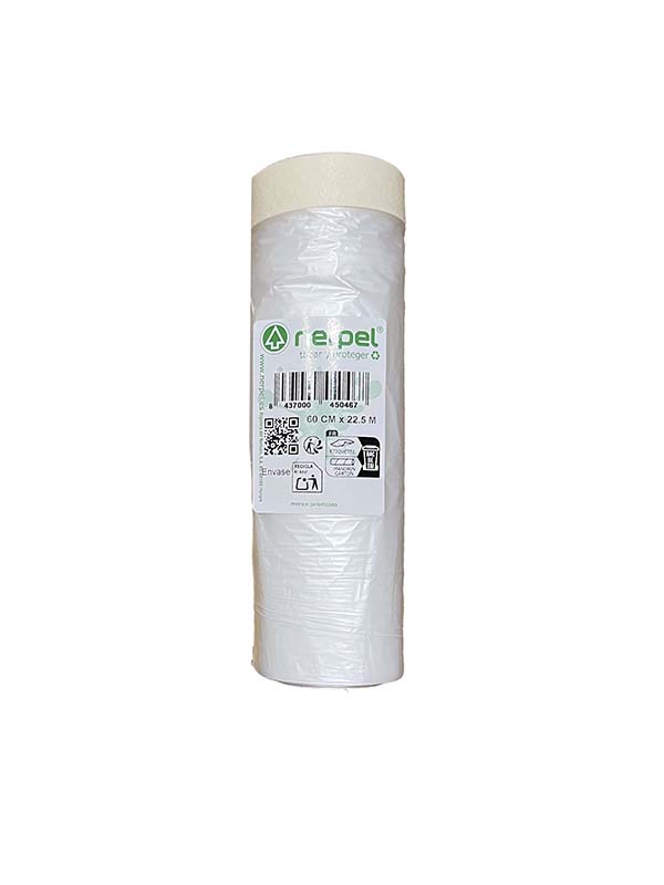 PLASTICO C/CINTA R/22,5 M-19MM 2860 NERPEL 60 CM