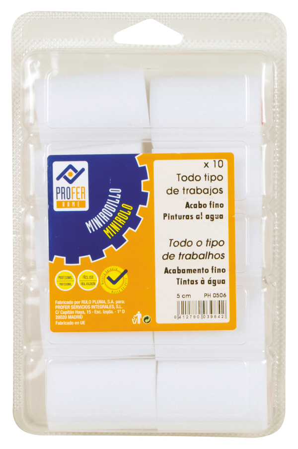 RECAMBIO MINI RODILLO P.0 (10) PH0506 PROFER HOME 5 CM