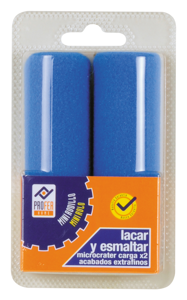 RECAMBIO MINI RODILLO AZUL 2 PH0513 PROFER HOME 10 CM