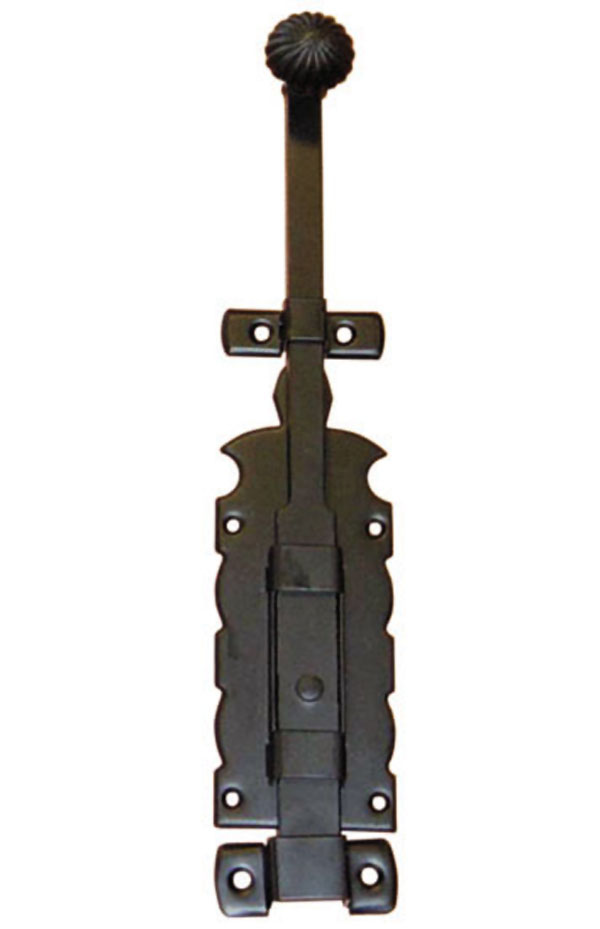 PASADOR PUERTA FORJA NEGRO M. 410 AMIG 300 MM