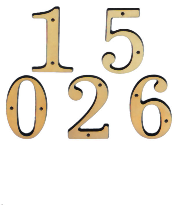 NUMERO LATON DISPLAY N.5 AMIG 10 CM