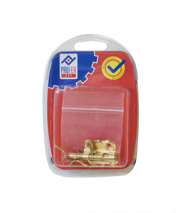 PASADOR LATONADO BL. 1 PZA PT0697 PROFER TOP 30 MM