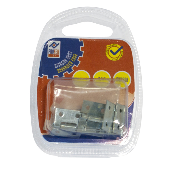 BISAGRA CUADRADA 5002 ZN BL. 4 PT1197 PROFER TOP 3/4''