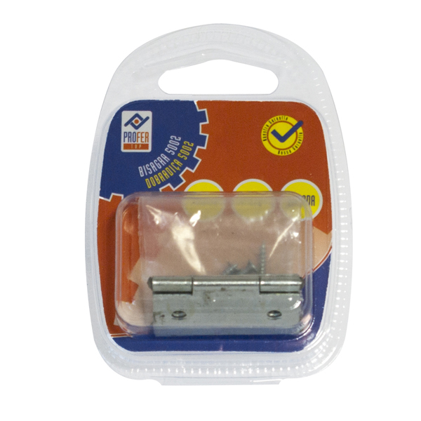 BISAGRA CUADRADA 5002 ZN BL. 2 PT1199 PROFER TOP 1 1/2''