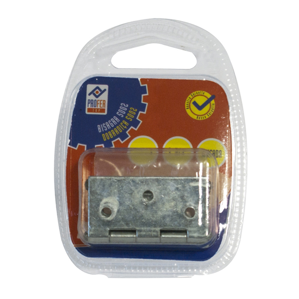 BISAGRA CUADRADA 5002 ZN BL. 2 PT1200 PROFER TOP 1 3/4''