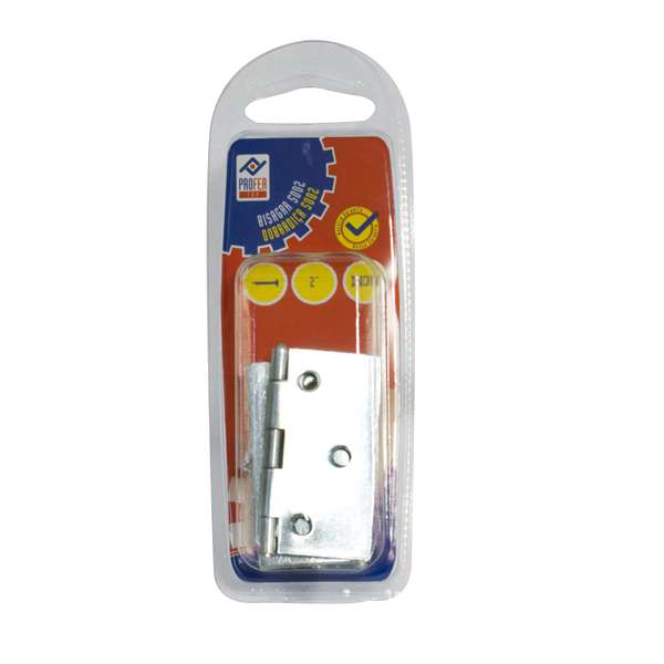 BISAGRA CUADRADA 5002 ZN BL. 2 PT1201 PROFER TOP 2''