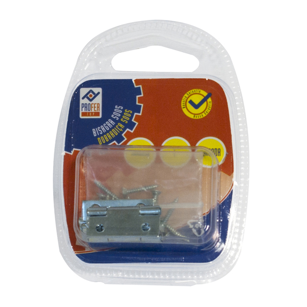 BISAGRA ESTRECHA 5005 ZN BL. 4 PT1203 PROFER TOP 1''