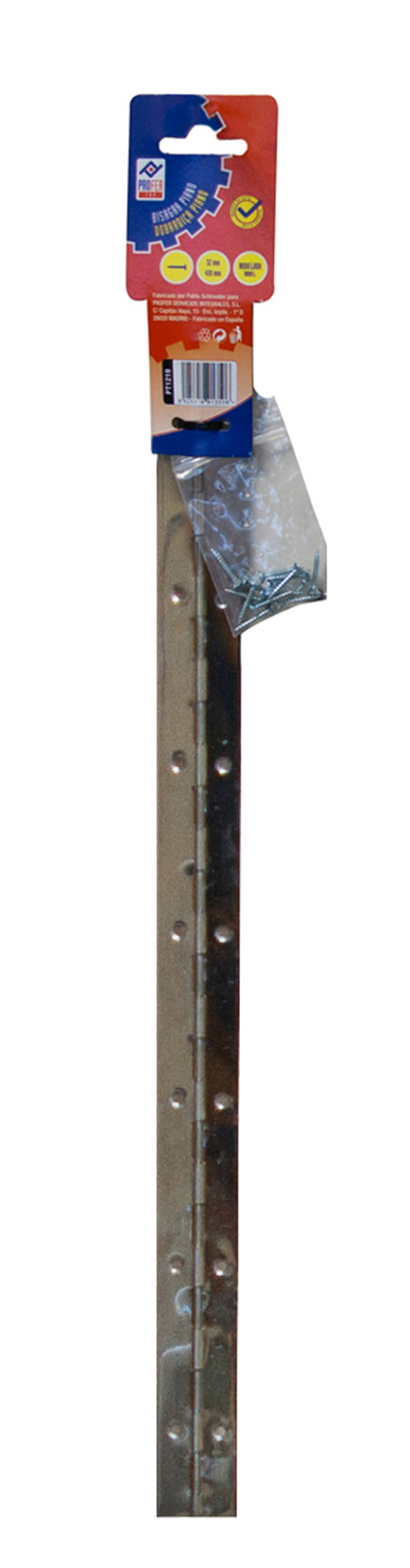 BISAGRA PIANO CORTADA NIQUEL PT1222 PROFER TOP 32X1020 MM