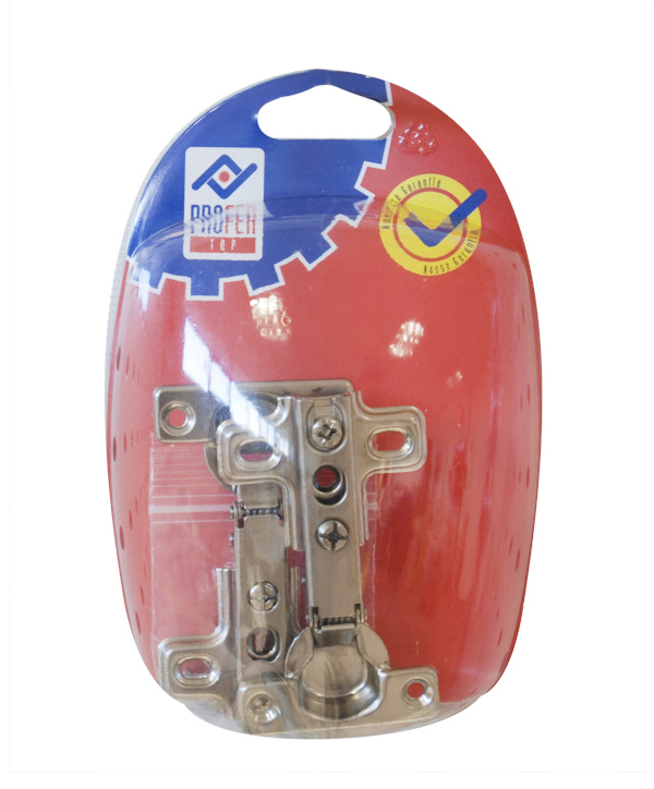 BISAGRA CAZOLETA RECTA BL.2 PZ PT0685 PROFER TOP 26 MM