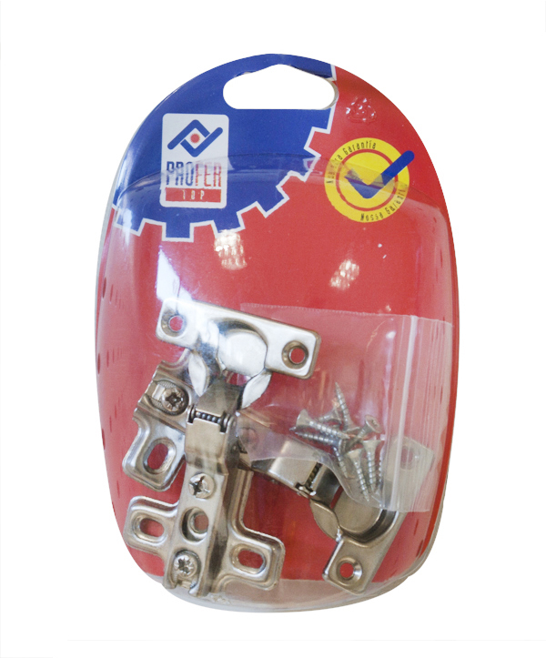 BISAGRA CAZOLETA ACODADA BL.2P PT0686 PROFER TOP 26 MM