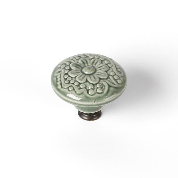 POMO PORCELANA VERDE 7-E523.07 REI 44 MM