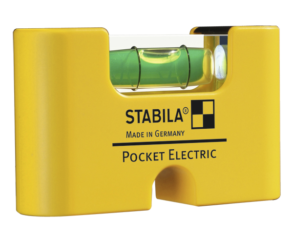 NIVEL BURBUJA MINI ELECTRIC 177751 STABILA POCKET 70X18X40MM