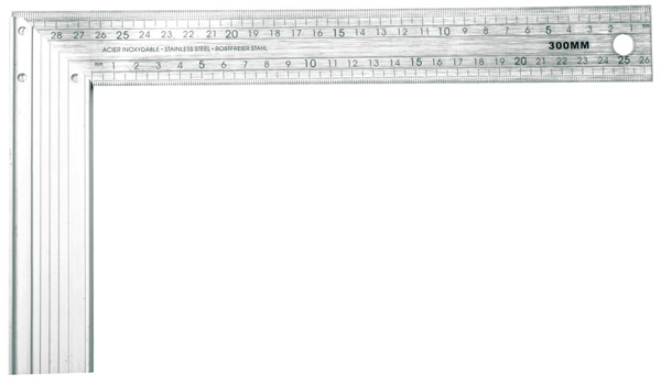 ESCUADRA CARPINTERO ALUM/INOX 41-404 ACHA 400X185MM