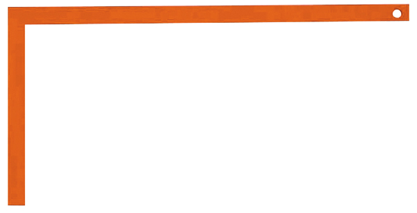 ESCUADRA ALBAÑIL OBRA 308.506.000 BAHCO 60 CM