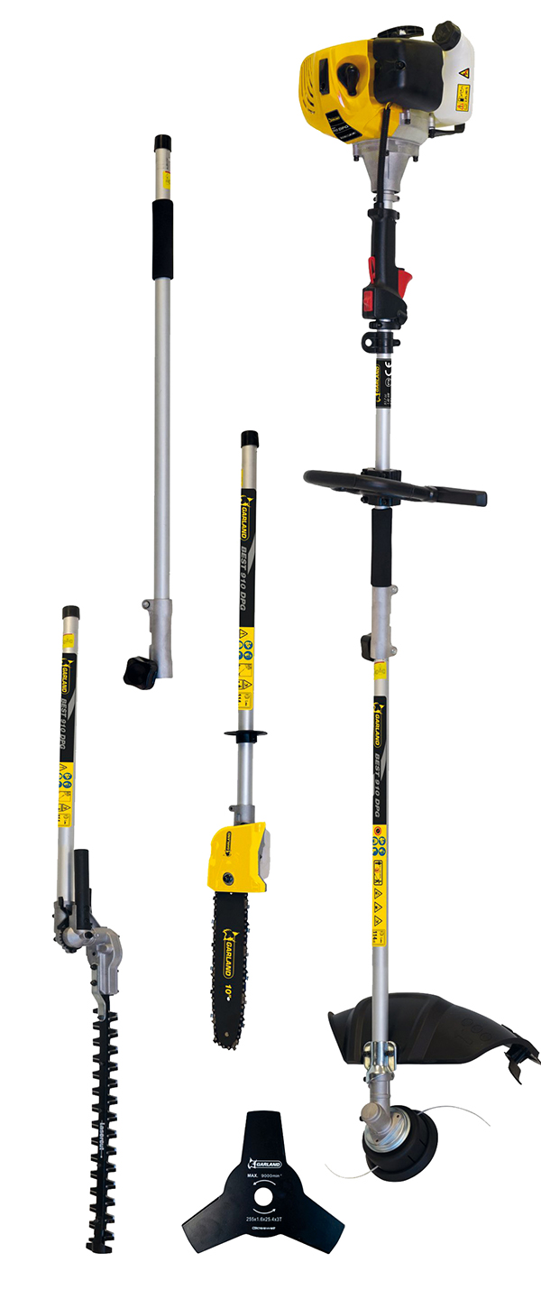 DESBROZADORA MULTIFUNCION GAS 5EN1 TASKER 710 G-V25 GARLAND 42,7CM3