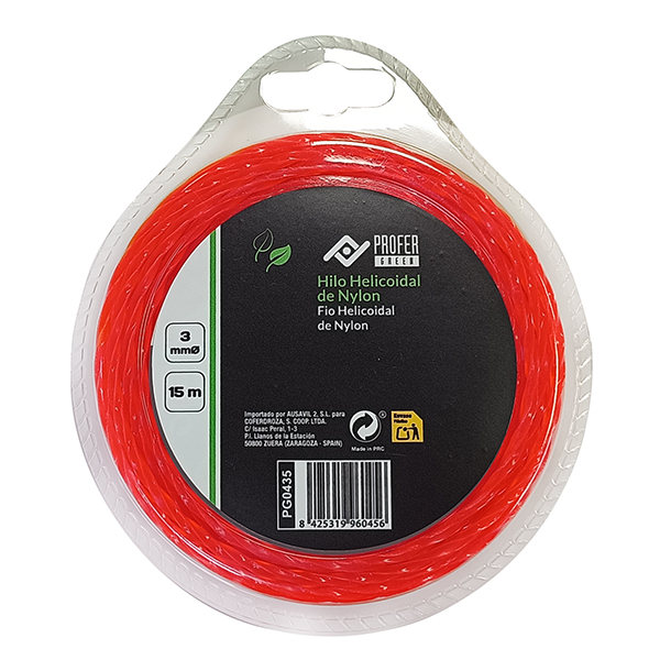 HILO NYLON DESBRO HELICOID 3MM PG0436 PROFER GREEN 50 M