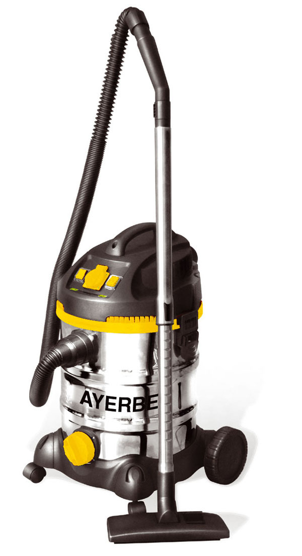 ASPIRADOR INOX AGUA POLVO 30L 587030 AYERBE 1500 W