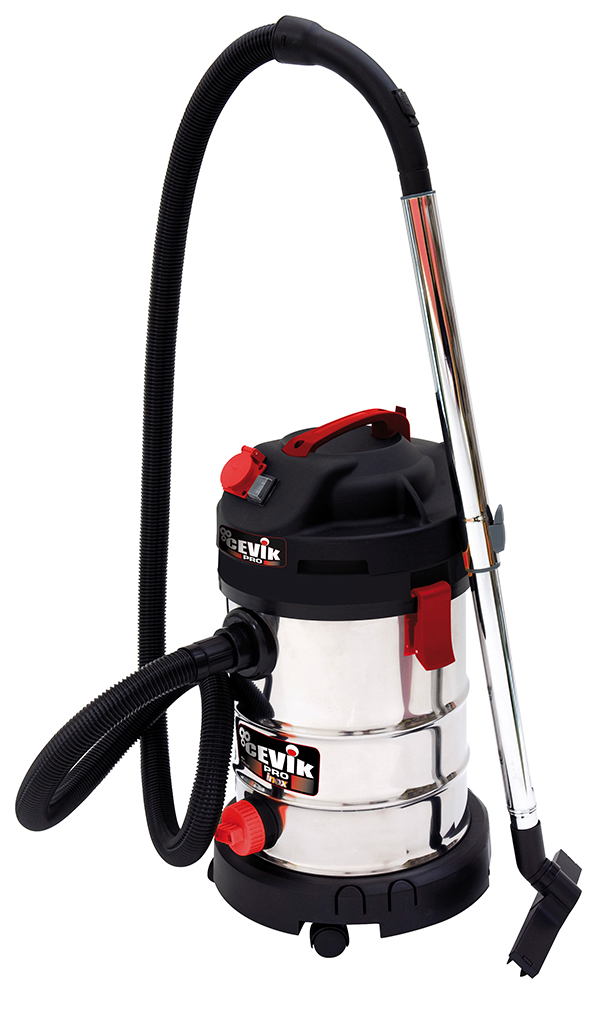 ASPIRADOR INOX. 30 LTS CE-PRO30XT CEVIK 1400 W
