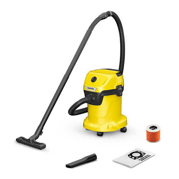 ASPIRADOR SECO LIQUID 17L INOX WD 3S 1.628-135.0 KARCHER 1000 W