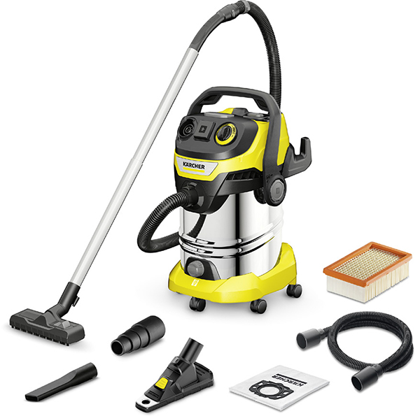 ASPIRADOR SECO LIQUIDO 30 LT WD 6 PS+DCC 1.628-382.0 KARCHER 1300 W