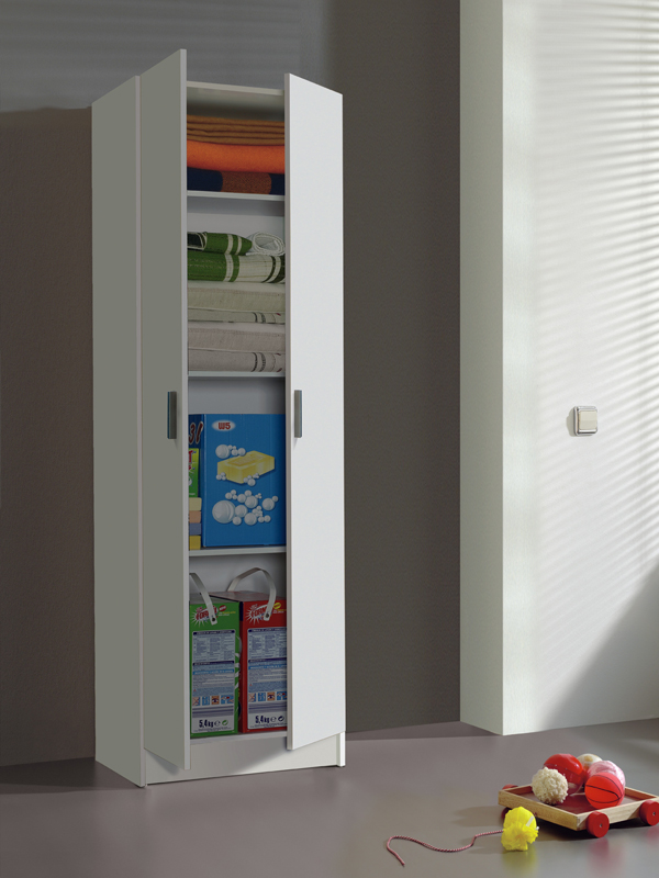 ARMARIO MULTIUSO BCO 2P 3B 007144O FORES 180X59X37