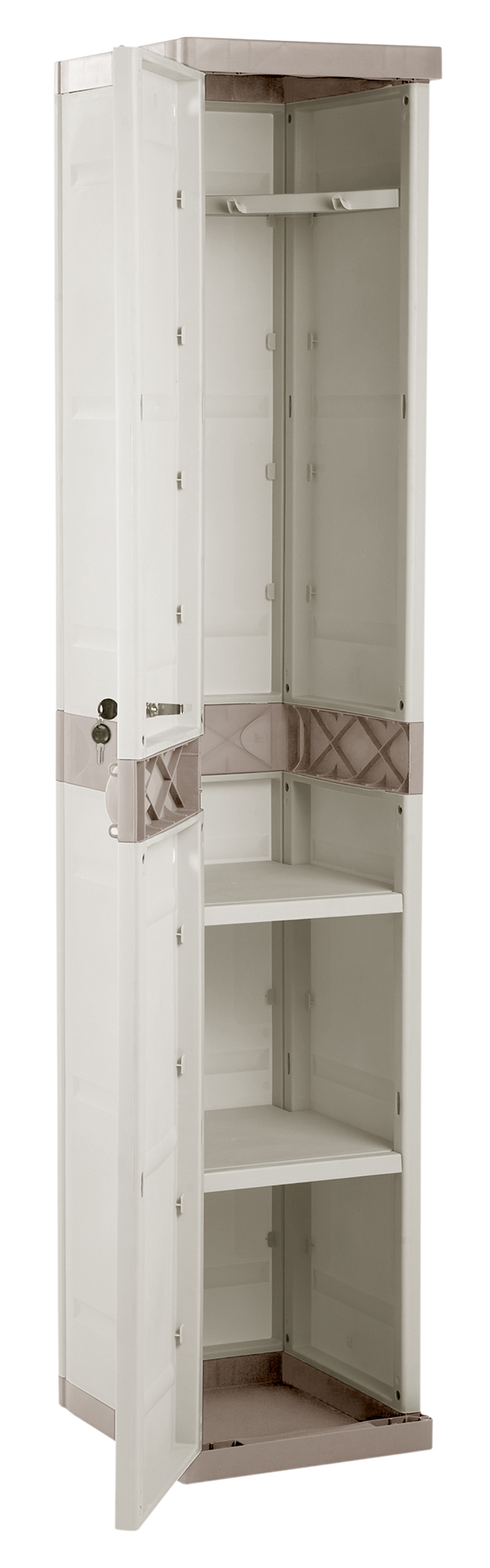 TAQUILLA RESINA 3 BAL BEIGE 9206 BEI PLASTIKEN 35X44X176