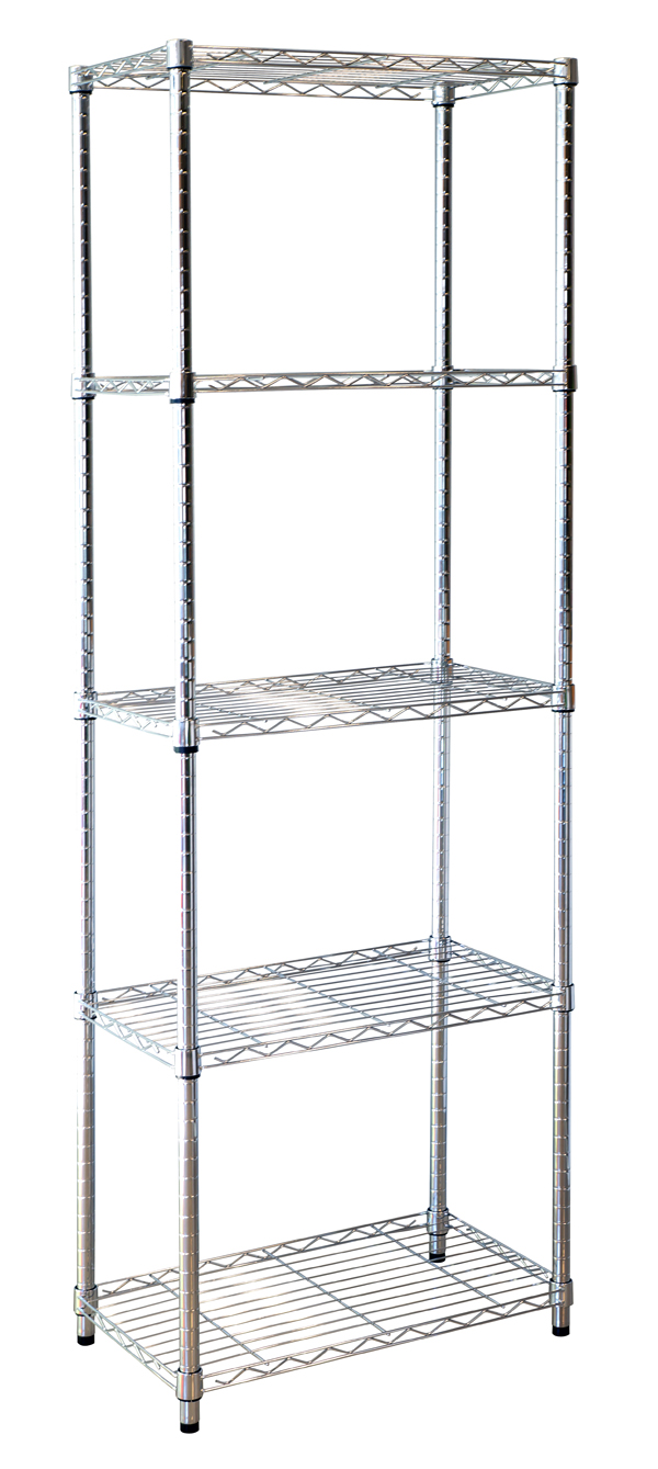 ESTANTERIA CROMADA STYLO 5 B. 10001 CLOSET 180X90X35