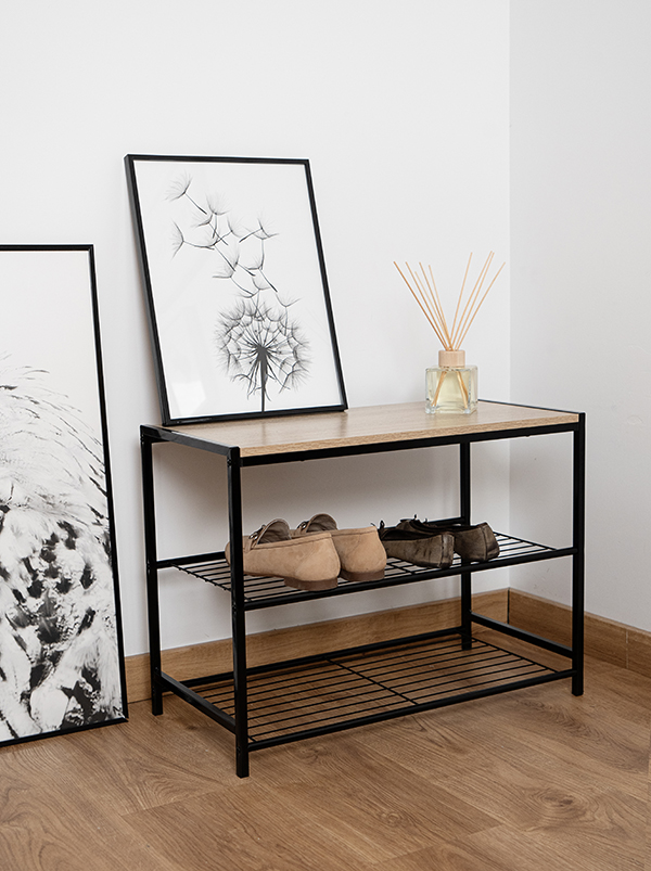 MUEBLE AUXILIAR NEGR MELAMINA MOA 5426302 ADI 60X30X44,5