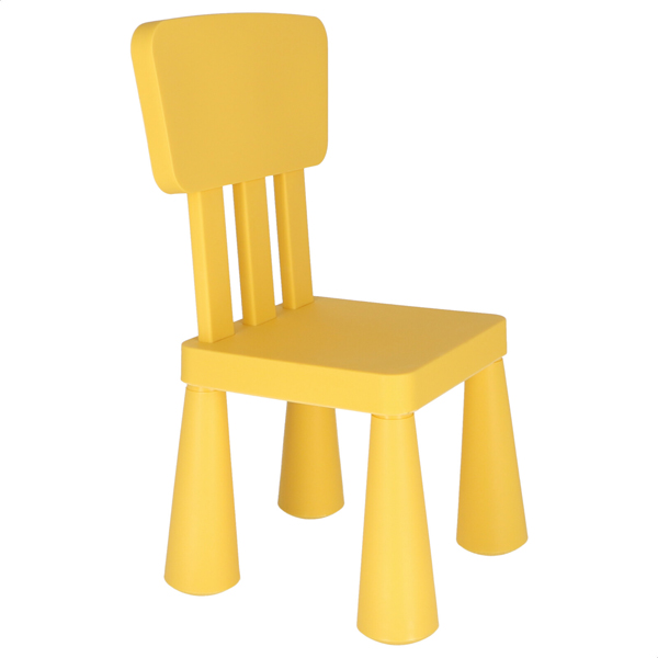 SILLA INFANTIL AMARILLA 90052 ARANAZ 38X35X67