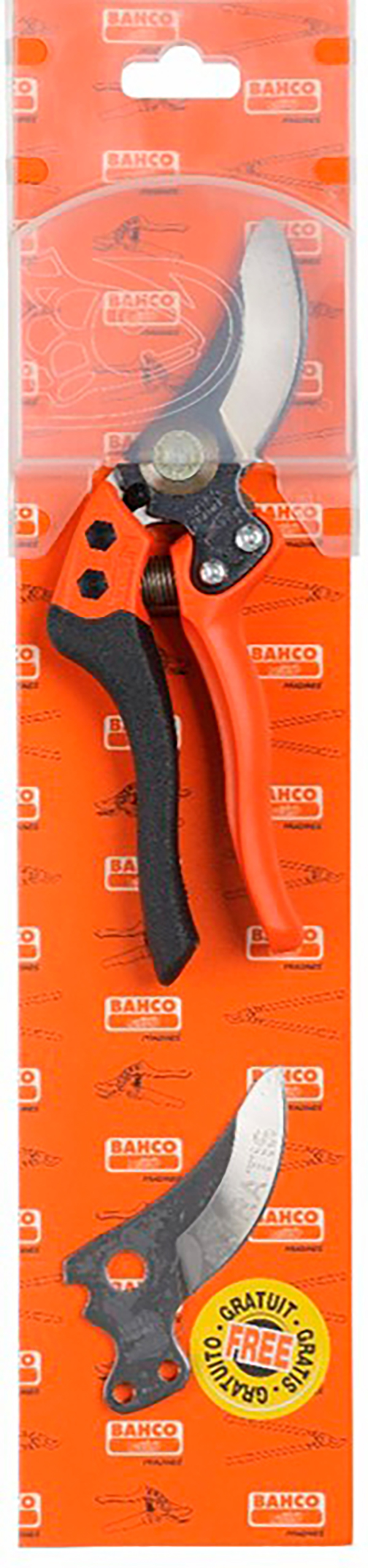 TIJERA PODAR 1 MANO ERGO PX-M2 BAHCO 20 CM