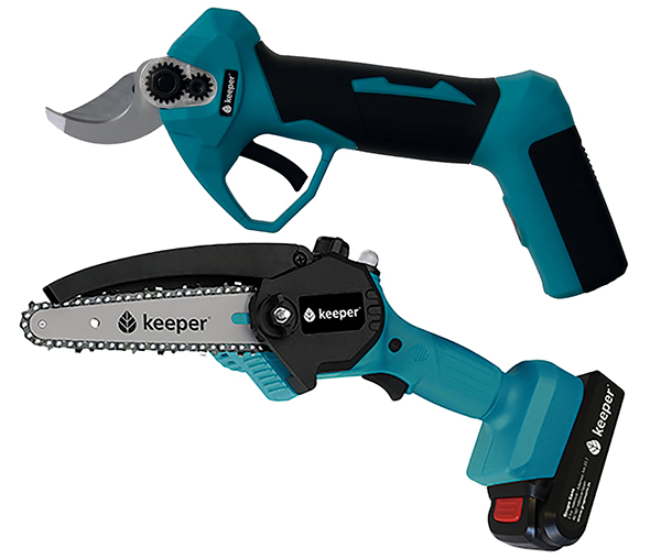 TIJERA PODAR+SERRUCHO BATERIA KP25KP6 KEEPER 100X40X120