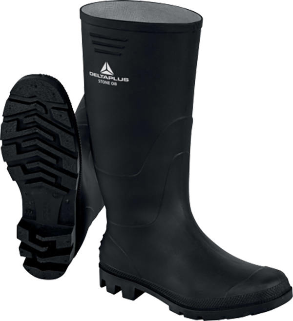 BOTA AGUA PVC C/ALTA NEGRA STONEOBNO DELTA PLUS 47