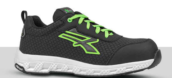 DEPORTIVO S3 SRC PU+PL NEGRO/VERDE MITCH U-POWER 47