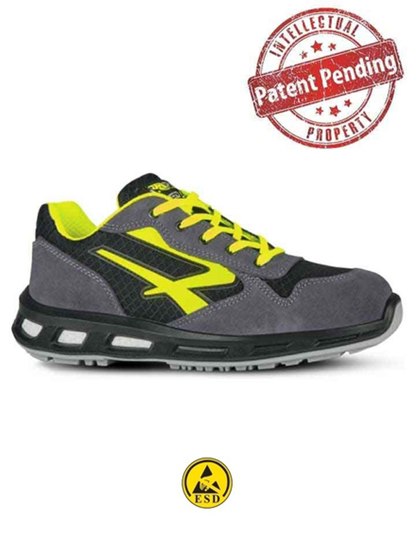 DEPORTIVO PIEL FELPA S1P PU+PL YELLOW U-POWER 42