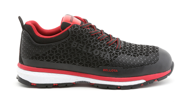 ZAPATO DEPORTIVO S3 NEGRO-ROJO 72223 CELL BELLOTA 38