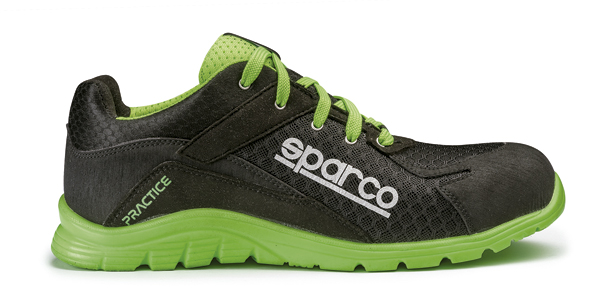 DEPORTIVA S1P SRC NGR/VER FLUO PRACTICE SPARCO 45