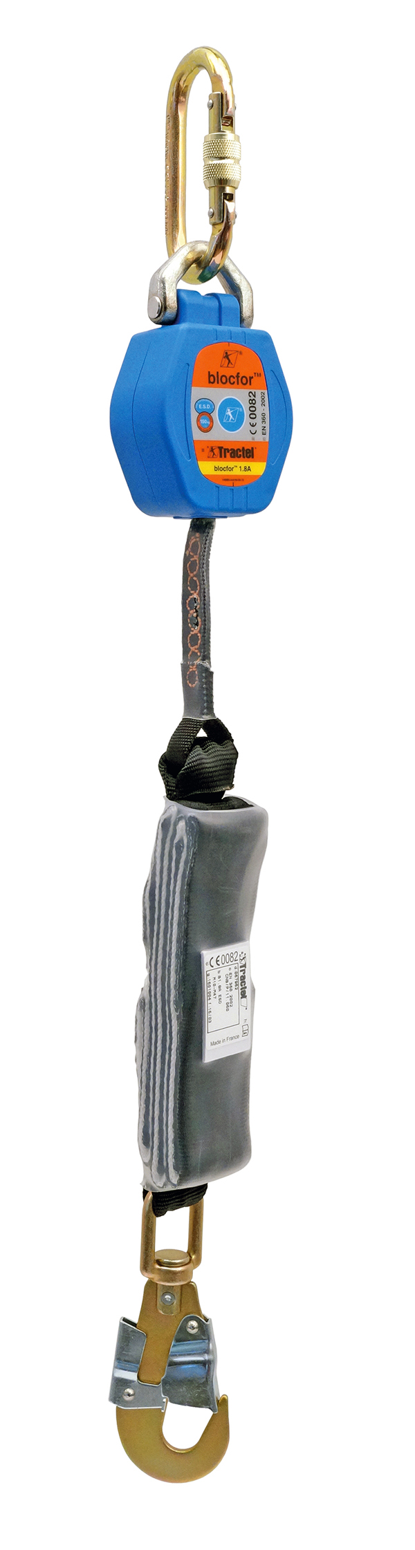 DISPOSITIVO ANTICAIDA HOR/VERT 1,8M BLOCFOR 1,8 TRACTEL 150 KG