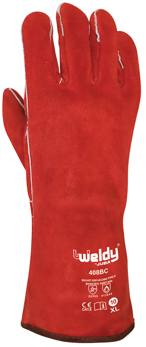 GUANTE SOLDADOR FORRADO BC 408BC JUBA WELDY -