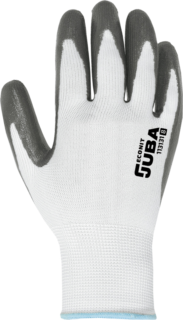 GUANTE POLIESTER NITRILO PALMA 113131 JUBA T.10