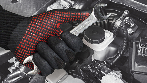 GUANTE NYLON NITRILO PALMA H5112 JUBA AGILITY T.8