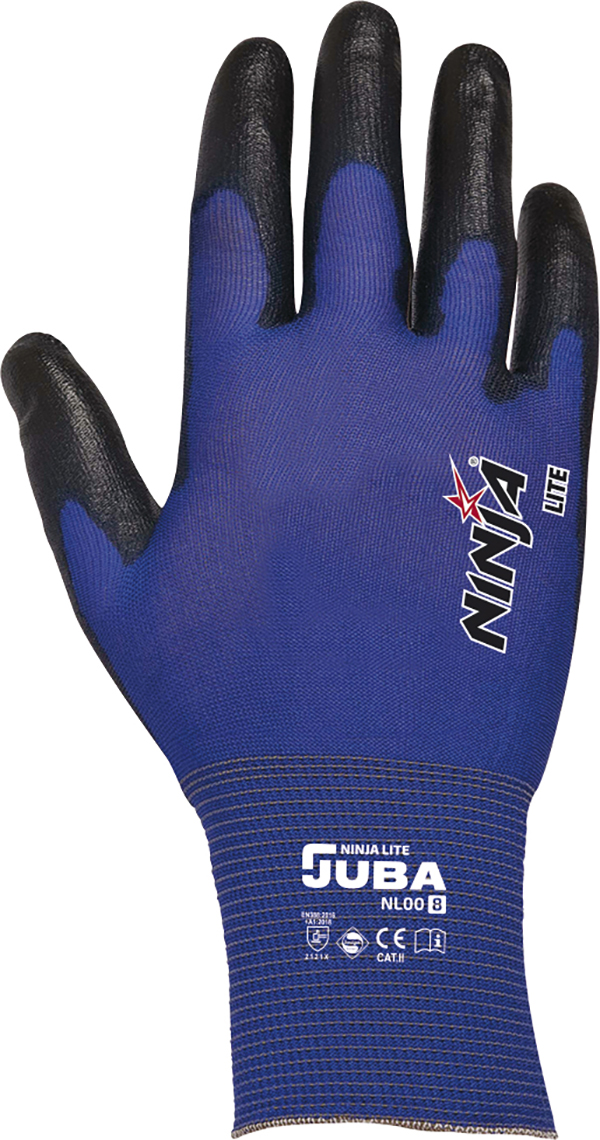 GUANTE NYLON PU. PALMA NL00 NINJA T.9