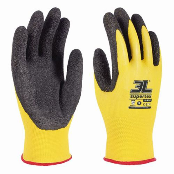 GUANTE NYLON LATEX PALMA SL-010 3L SUPERTEX T.9