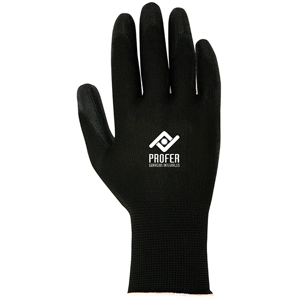 GUANTE PU NEGRO B/6 PT1961_GRANEL PROFER TOP T.10
