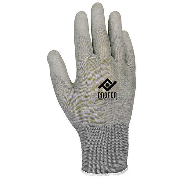 GUANTE PU GRIS B/6 PT1963_GRANEL PROFER TOP T.9