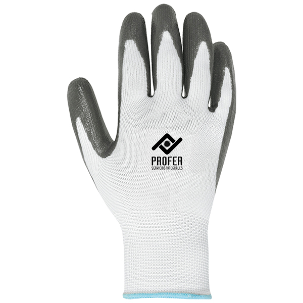 GUANTE DE NITRILO BLANCO/GRIS B/6 PT1965_GRANEL PROFER TOP T.8