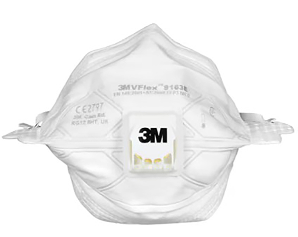 MASCARILLA FFP3 C/VALVULA 9163E 7100349746 3 M -