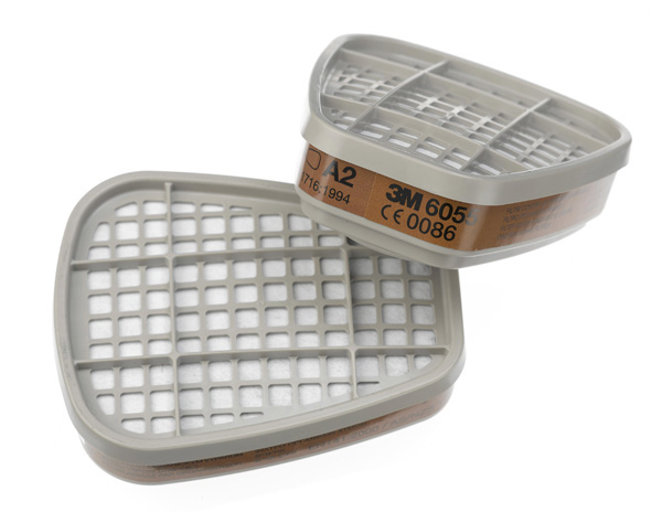 FILTRO QUIMICO A2 C/4 PARES 6055 3M -